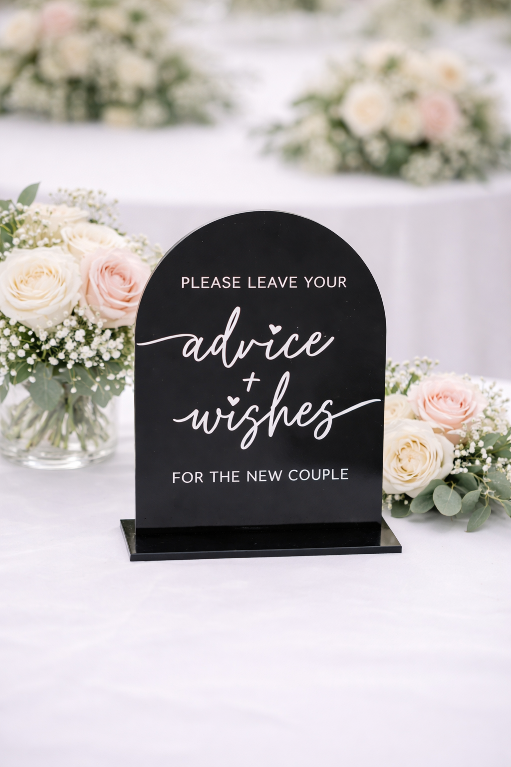 Advice and Wishes - 3D Table Sign