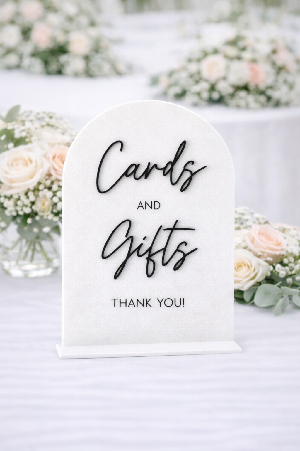 Cards and Gifts - 3D Table Sign