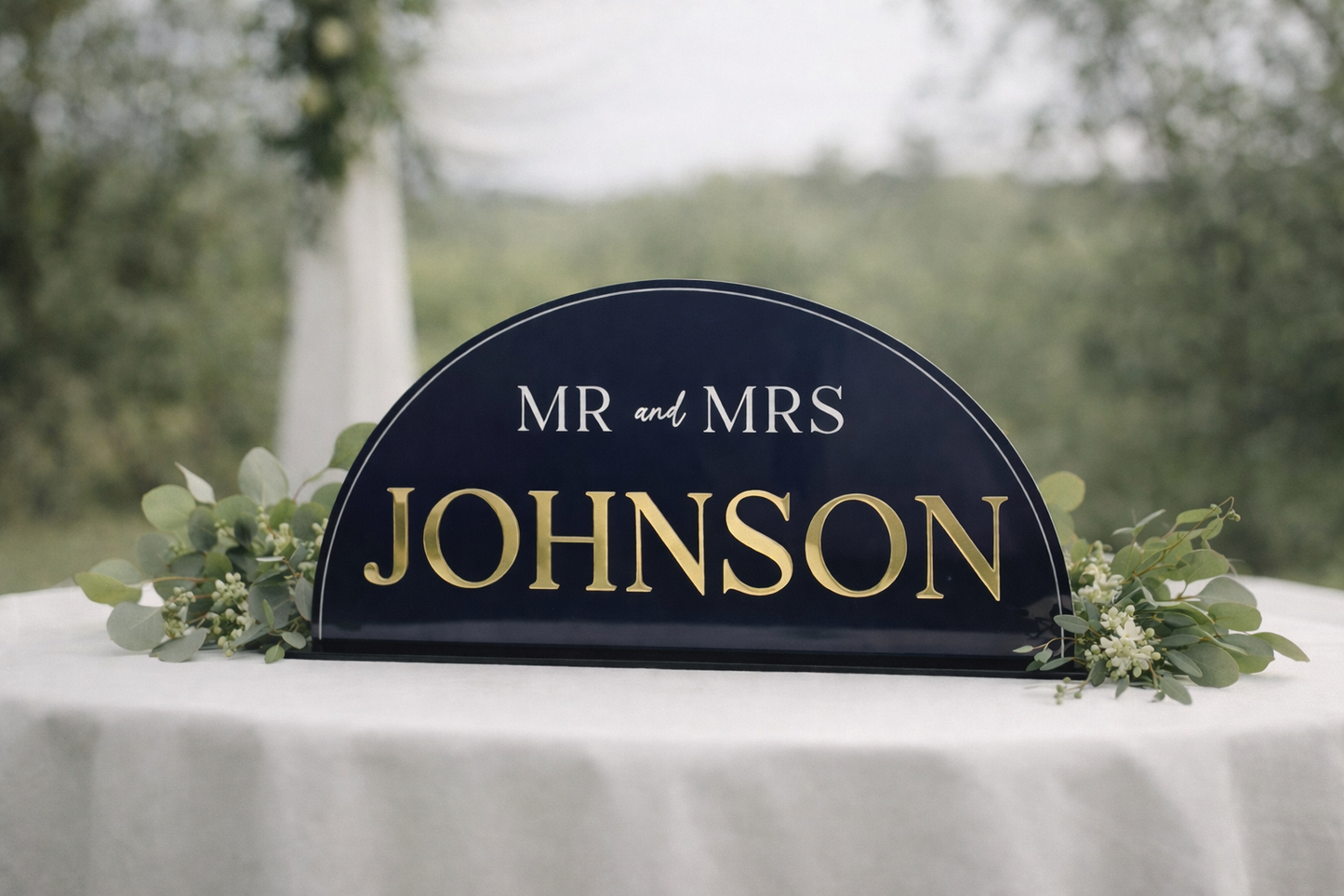 Head Table Sign - 3D Table Sign