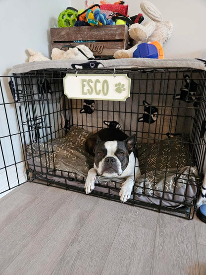 Dog Crate Sign - Rectangle