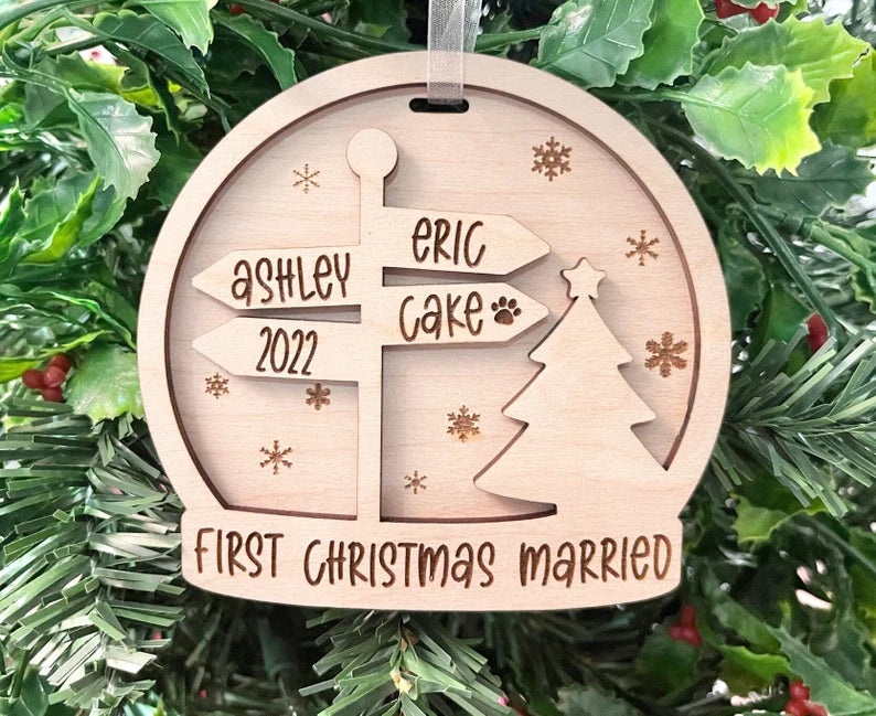 Family Ornament - Bauble North Pole