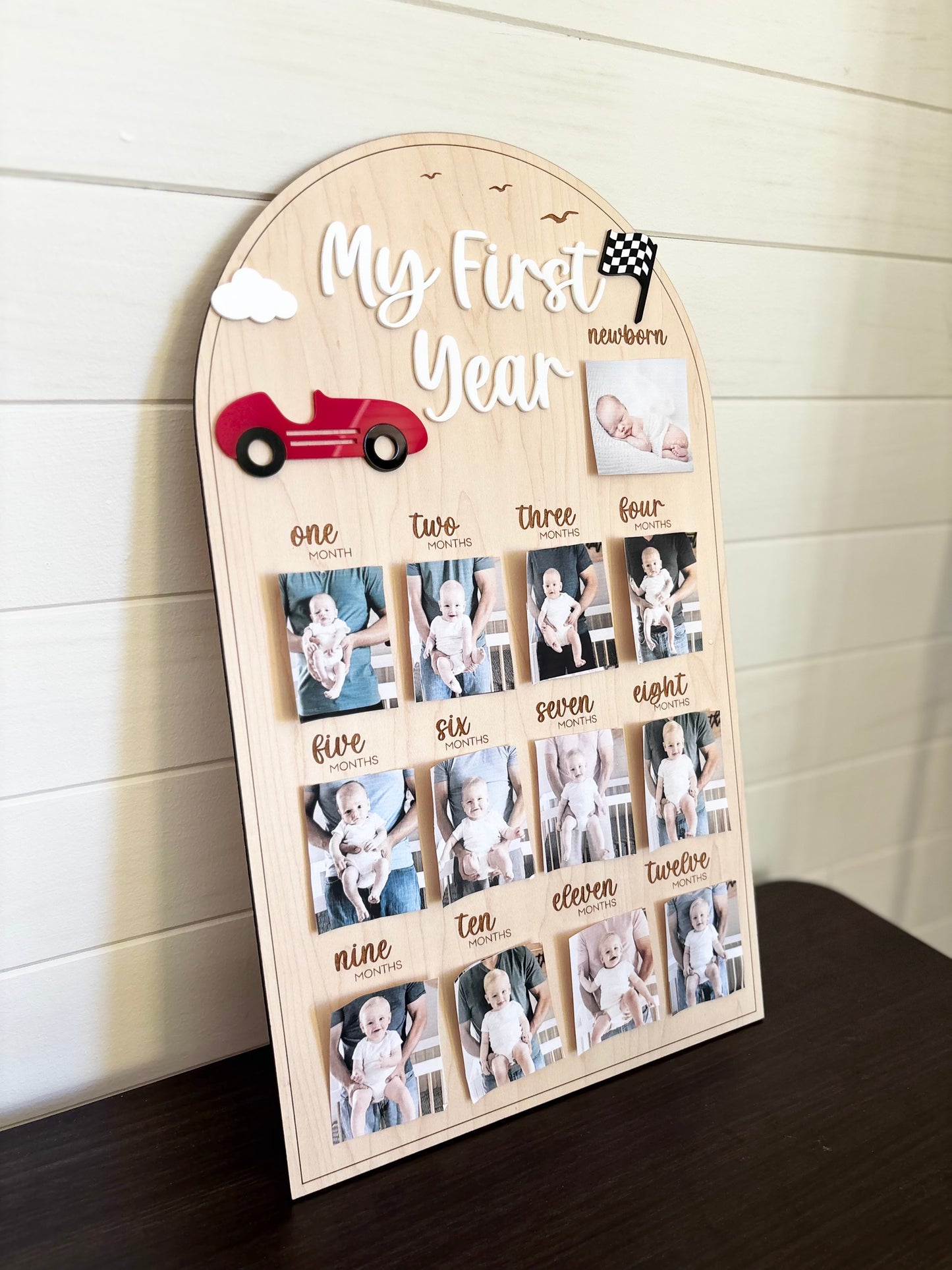 First Year Milestone Board - Race Car