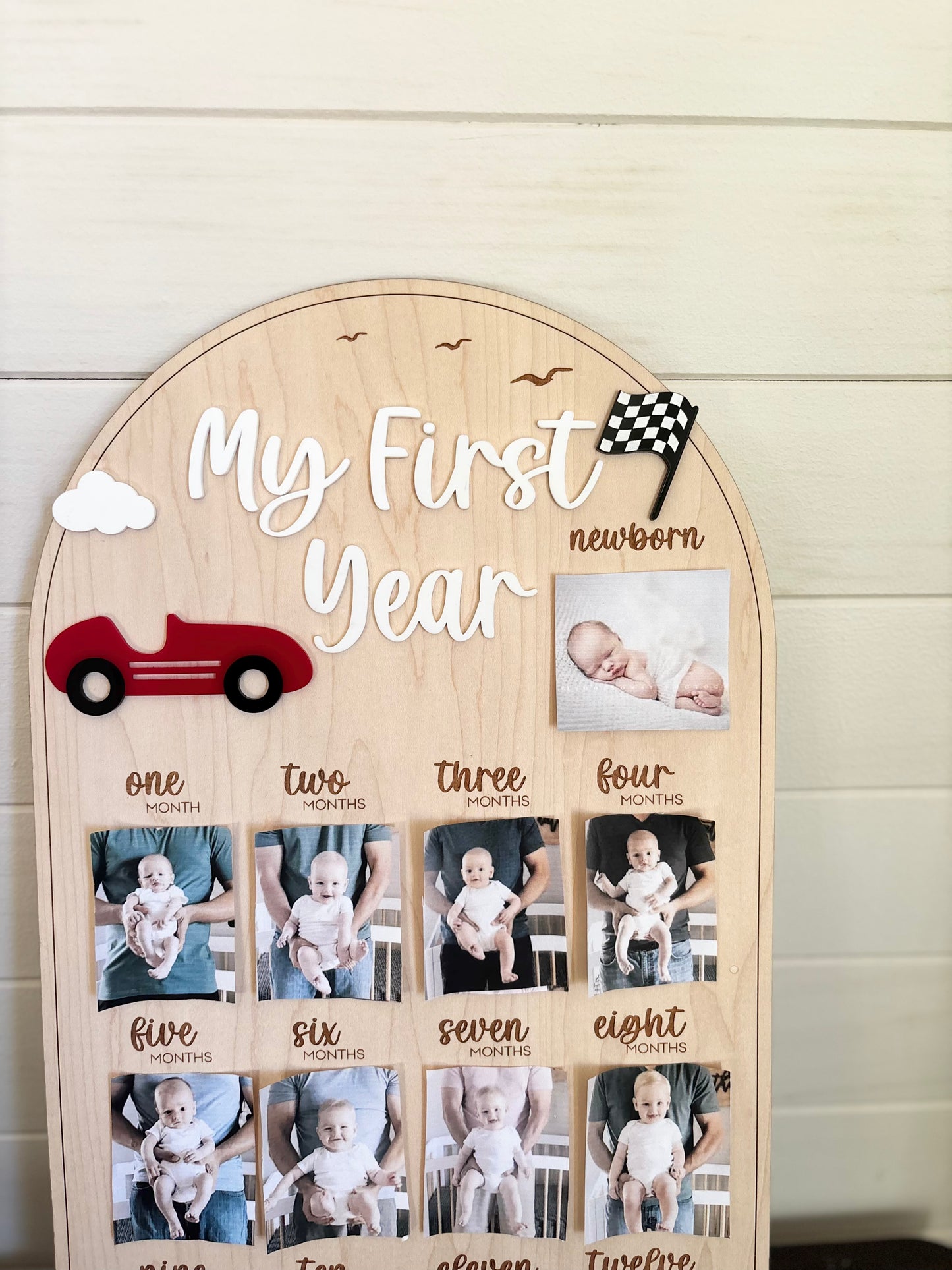 First Year Milestone Board - Race Car