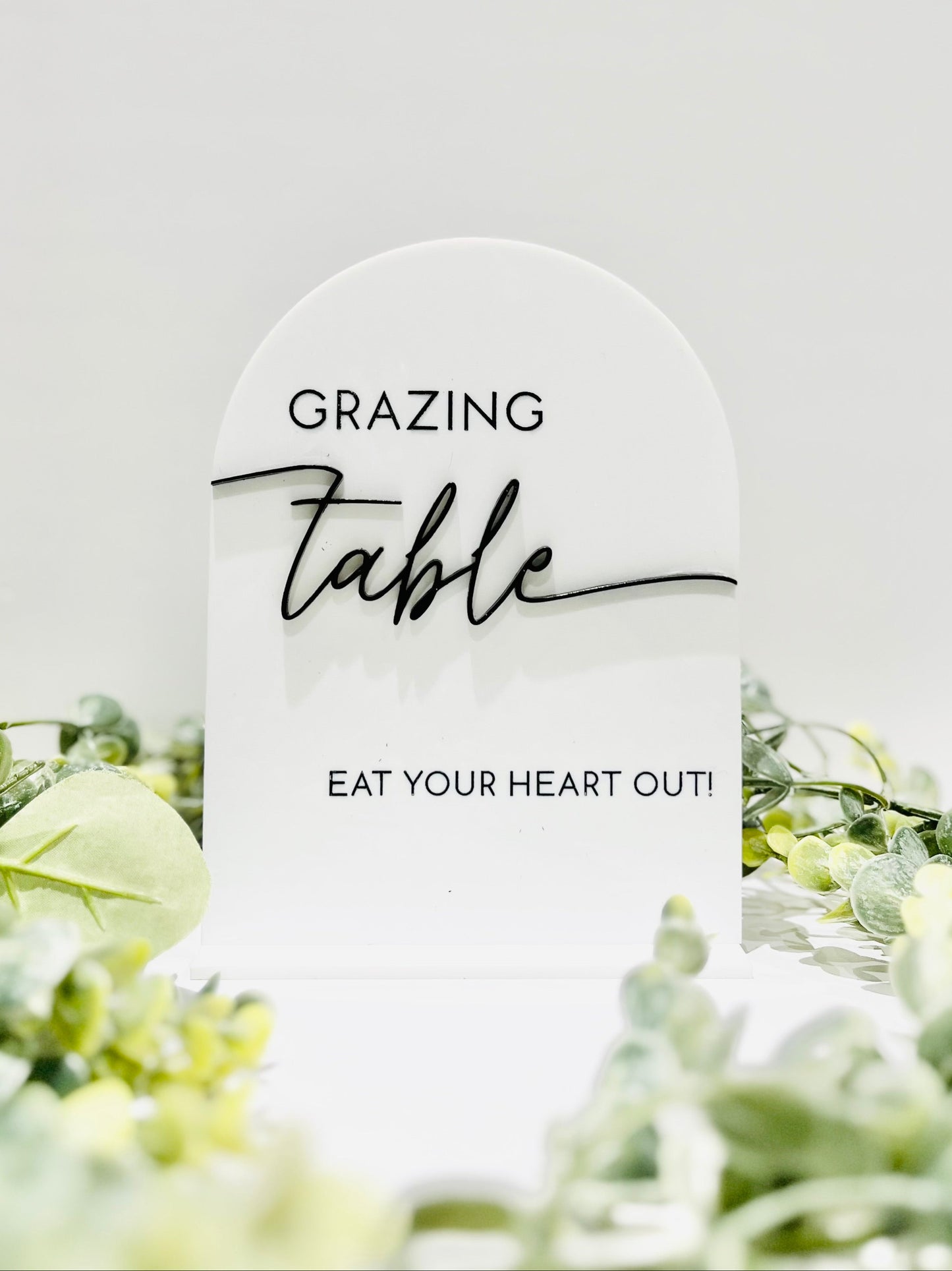 Grazing Table - 3D Table Sign