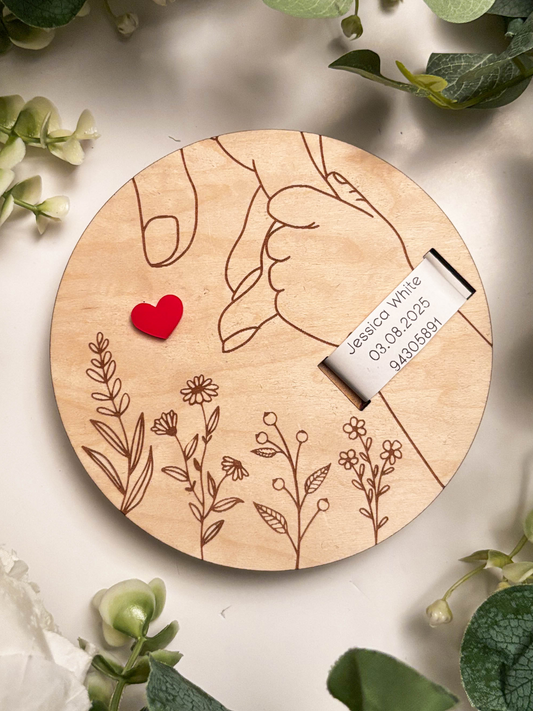 Hospital Bracelet Holder - Plaque