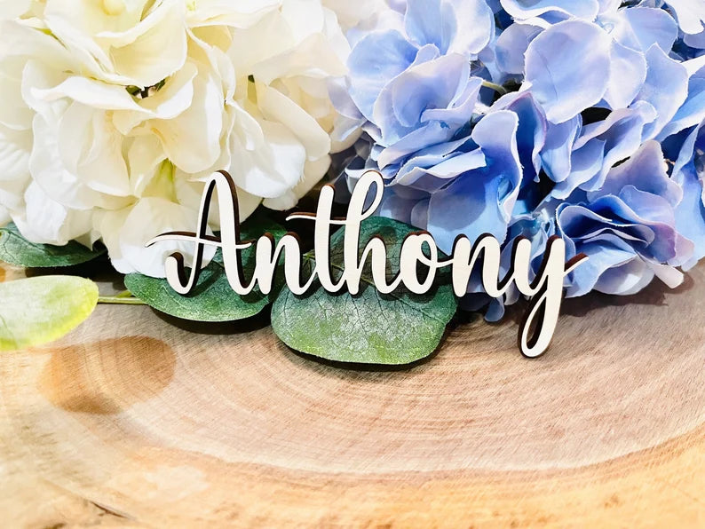 Personalized Wedding Place Names