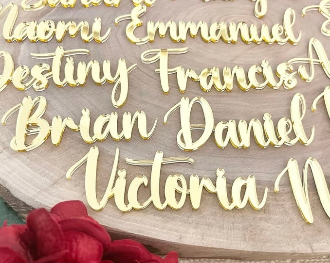 Personalized Wedding Place Names