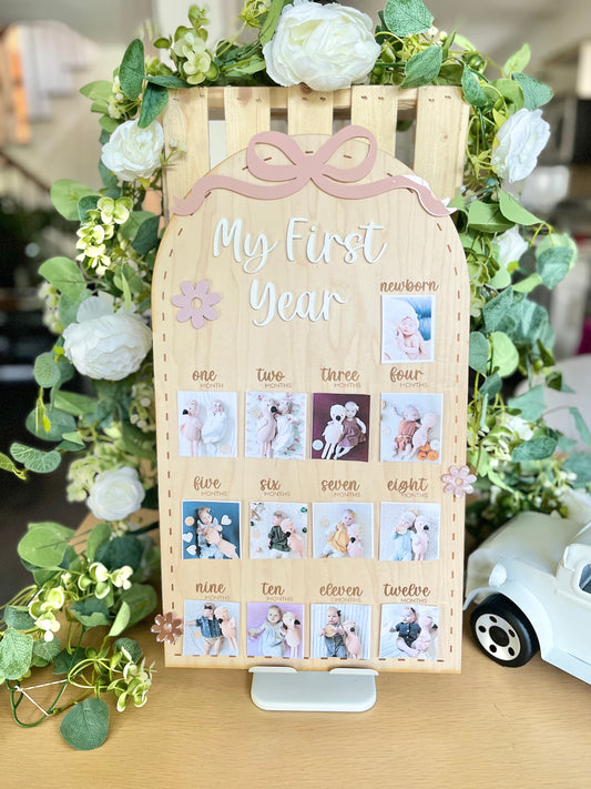 First Year Milestone Board - Bow