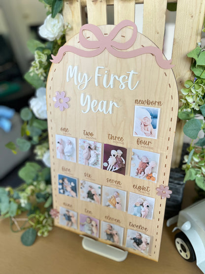 First Year Milestone Board - Bow