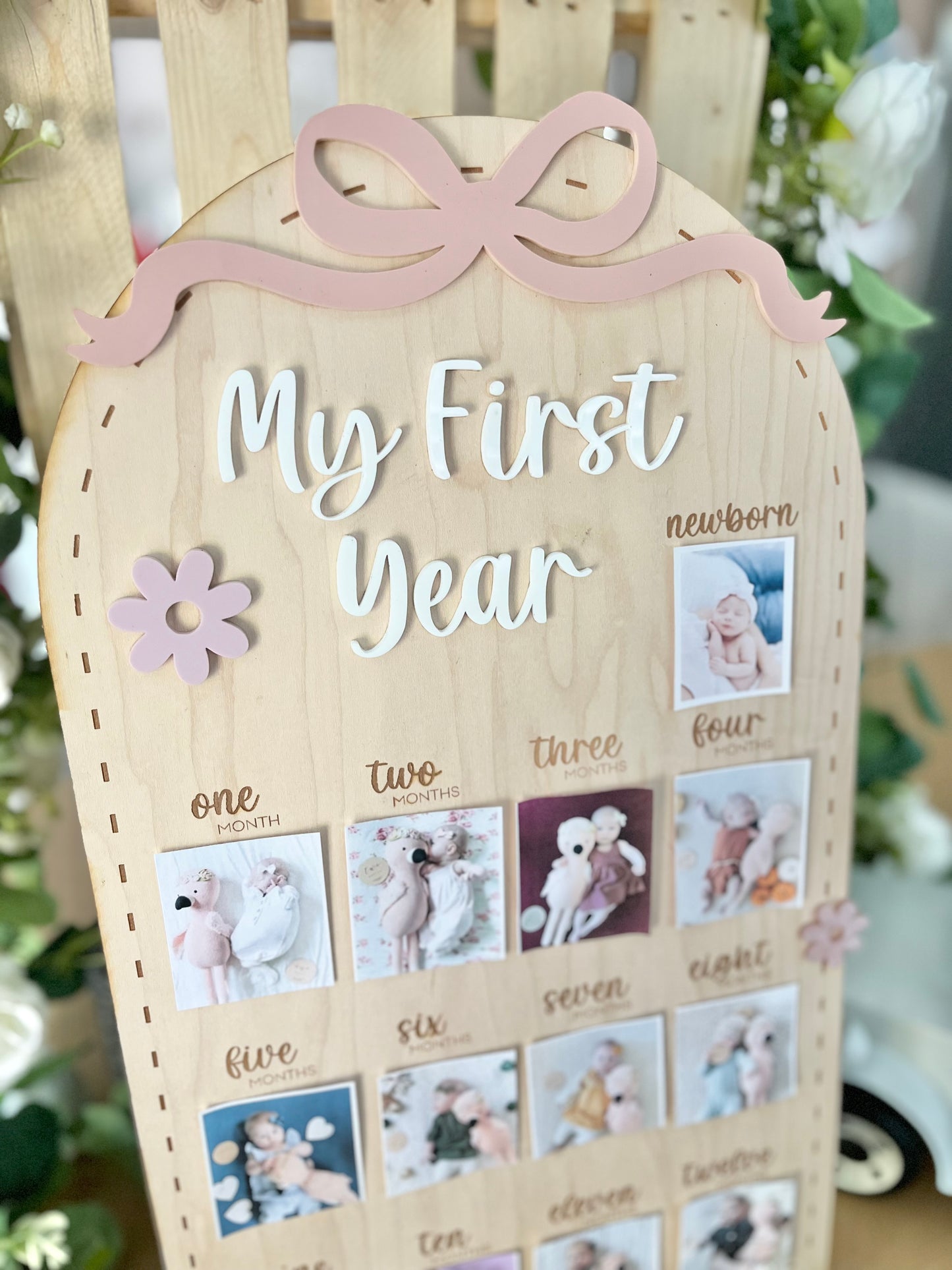First Year Milestone Board - Bow