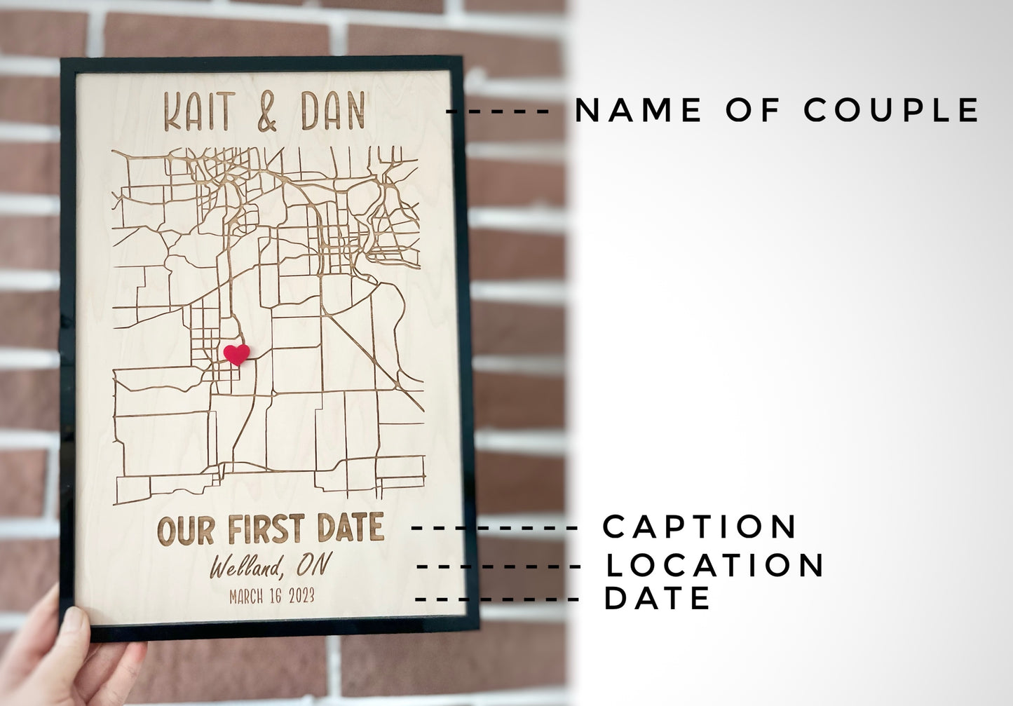 Love Map - Customized  (Black / White)