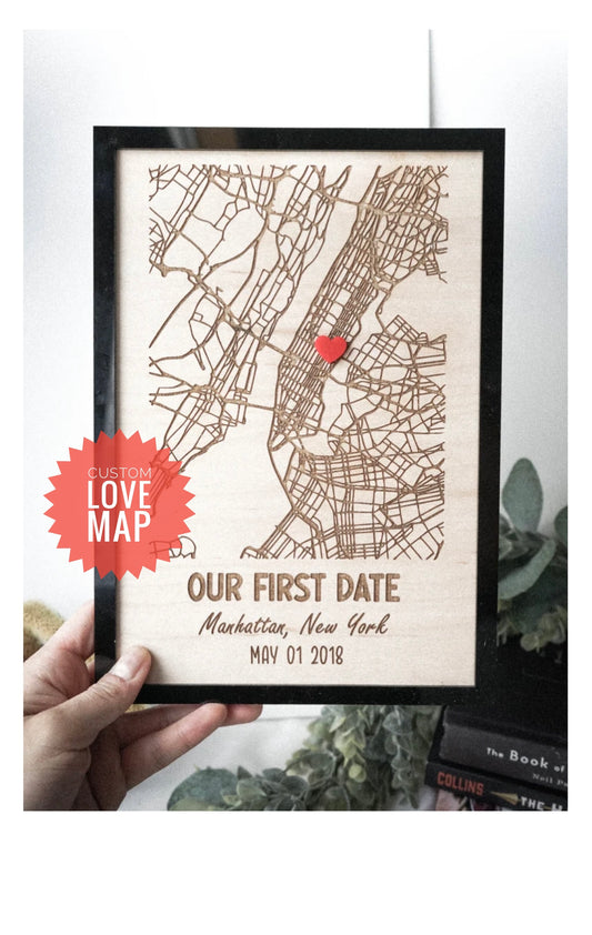 Love Map - Customized  (Black / White)