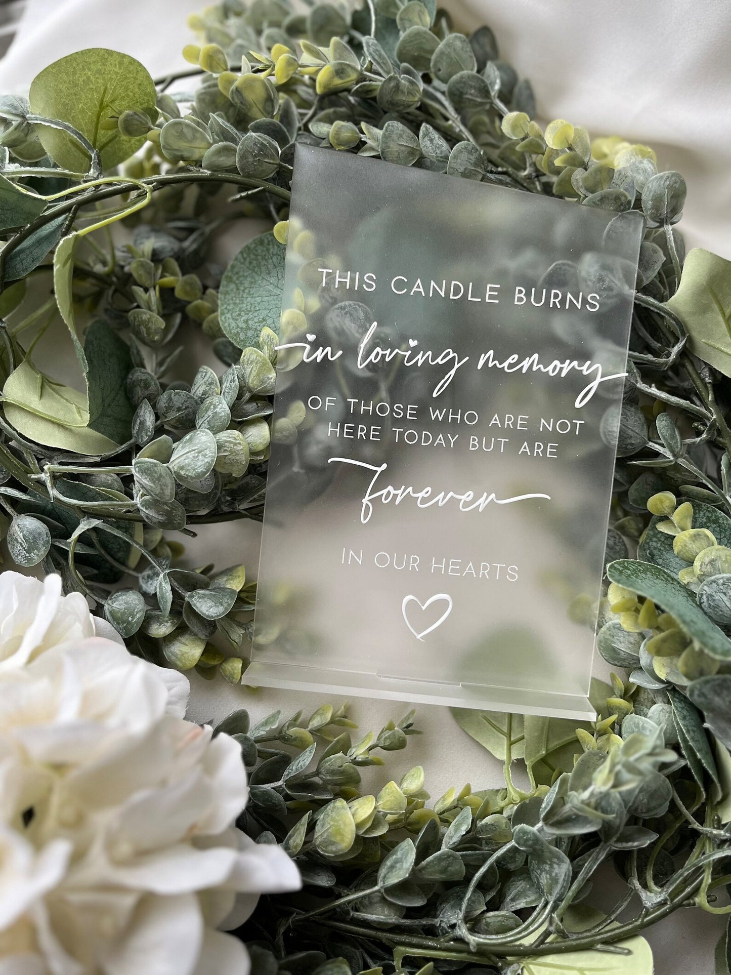 In Loving Memory - 3D Table Sign