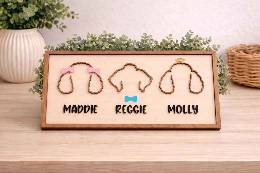 Pet Silhouette Frames