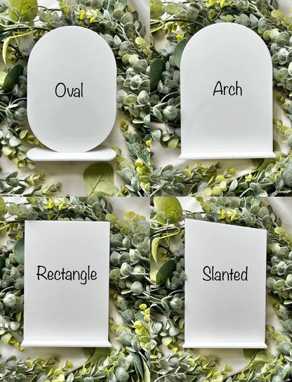 Treat For Your Dancing Feet - 3D Table Sign