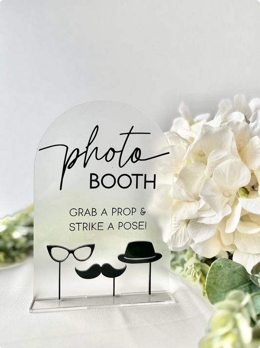 Photo Booth - 3D Table Sign
