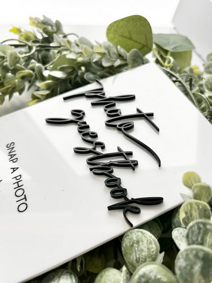 Photo Guestbook - 3D Table Sign