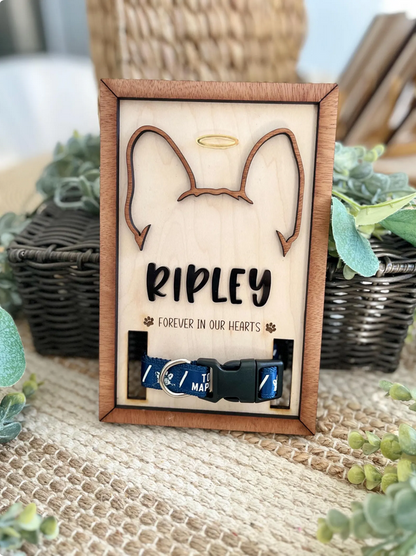 Memorial Dog Ears & Collar Frame