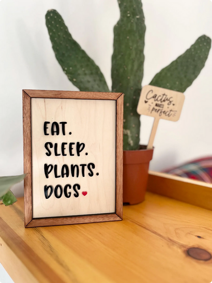 Eat, Sleep Sign - Customizable Sign