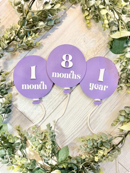 Baby Milestones Balloons