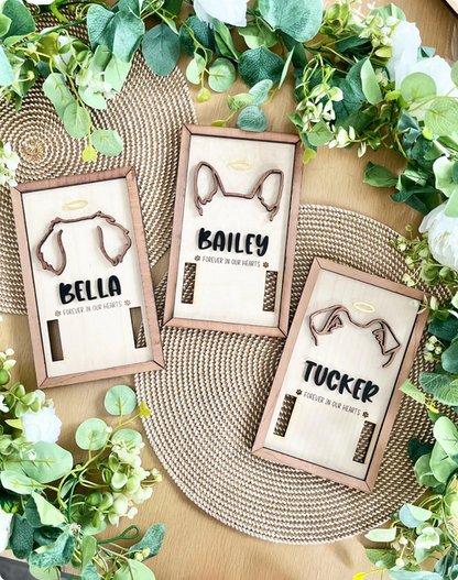 Memorial Dog Ears & Collar Frame