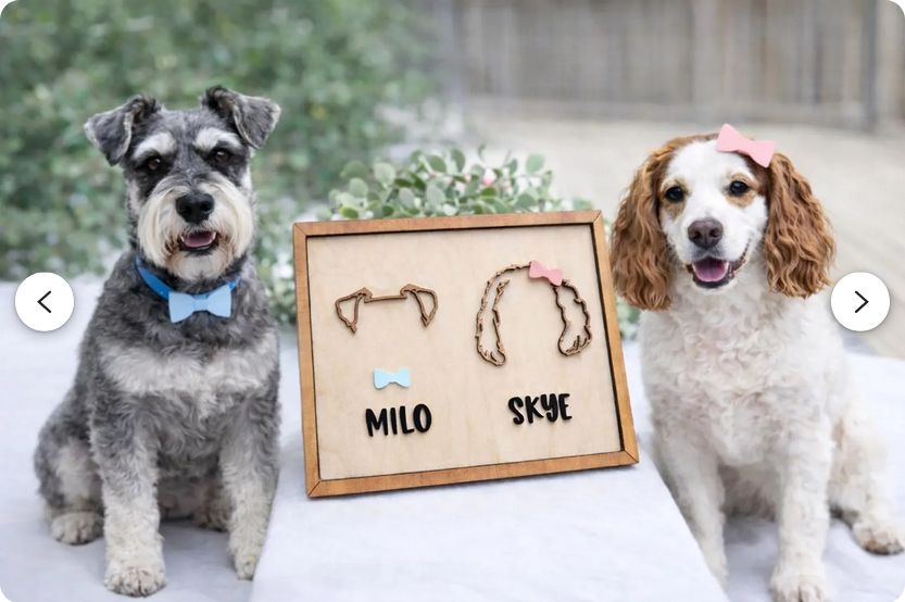 Pet Silhouette Frames