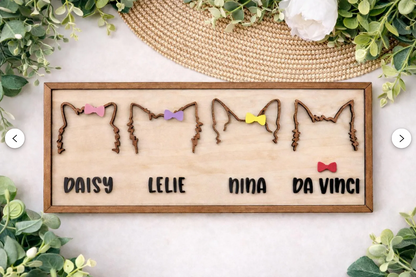 Pet Silhouette Frames