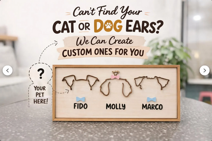 Pet Silhouette Frames