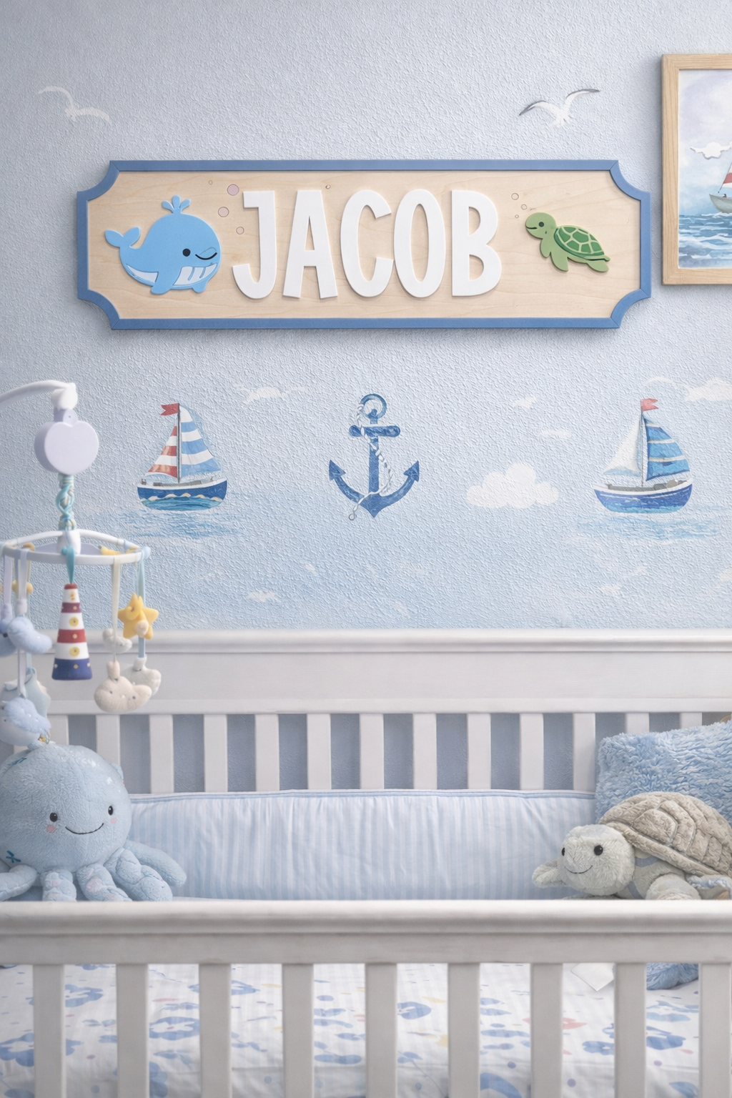 Name Plate - Ocean Theme