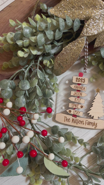 Family Ornament - North Pole