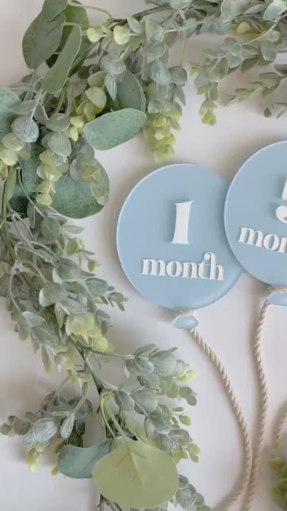Baby Milestones Balloons